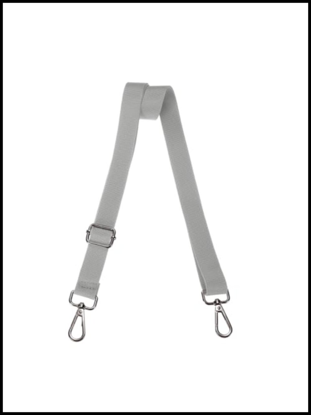 Wide Faux Nylon Adjustable Crossbody Purse Strap Replacement with Buckle